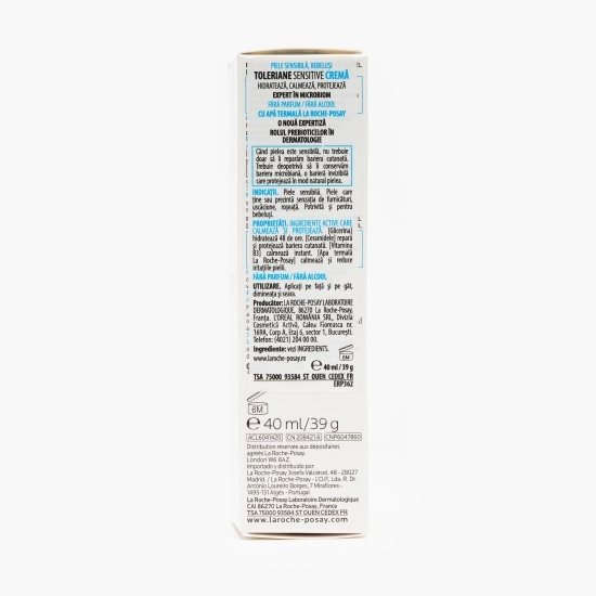 Cremă hidratantă prebiotică pentru ten sensibil Toleriane Sensitive 40ml