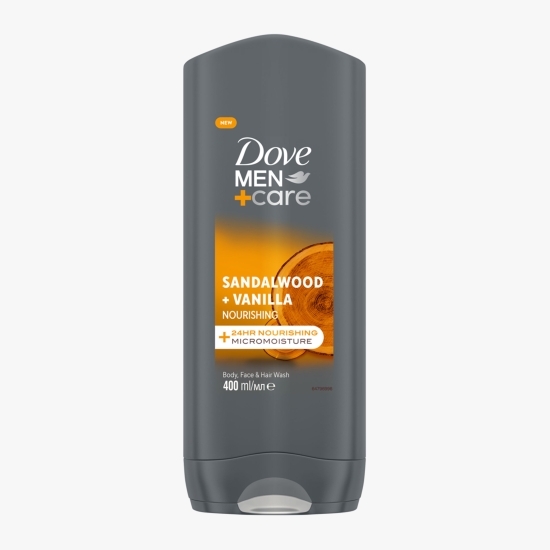 Gel de duș Men+Care Sandalwood+Vanilla 400ml