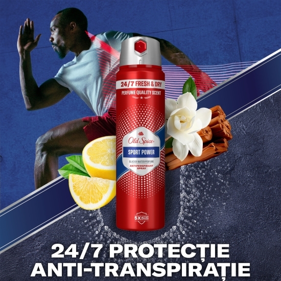 Spray antiperspirant Sport Power, 150ml