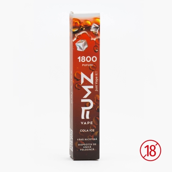 Țigară electronică Cola 0mg/ml, fără nicotină, 1800 puffs