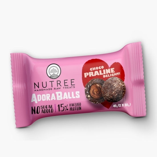 Praline proteice Choco Praline Delight fără zahăr adăugat 40g (2x20g)