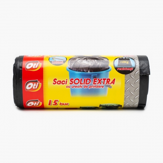 Saci menajeri Solid Extra LDPE 35l 15 buc