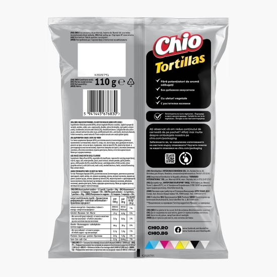 Chipsuri Tortillas cu gust de chili 110g