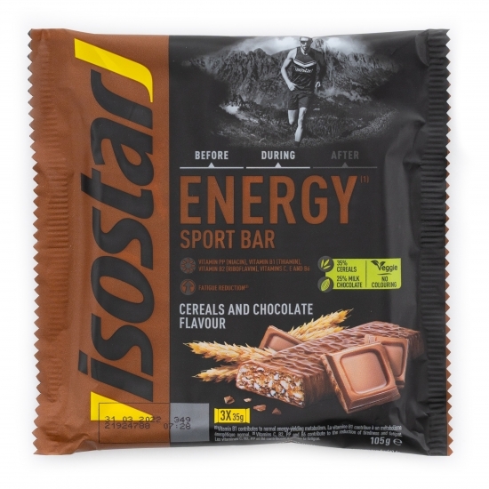 Batoane energizante cu ciocolată 3x35g