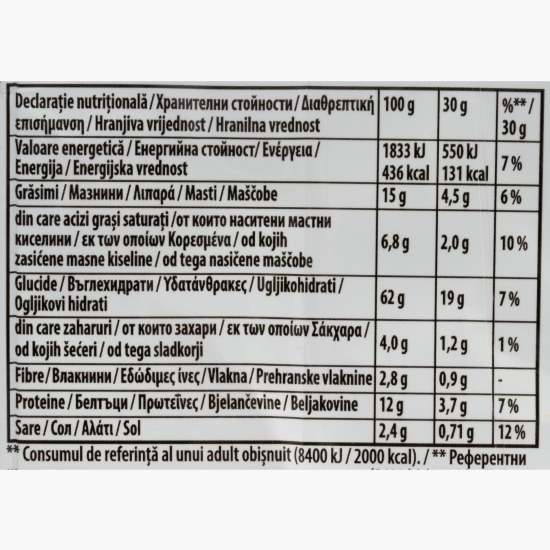 Rondele Bake Rolls cu roșii, măsline și oregano 80g