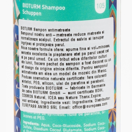 Șampon antimătreață 200ml