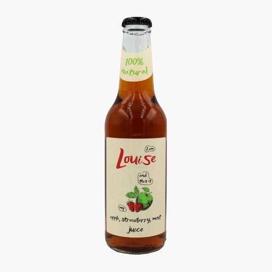 Suc natural de măr, căpșuni și mentă 0.275l