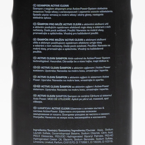 Şampon pentru bărbați Men Activ Clean 400ml