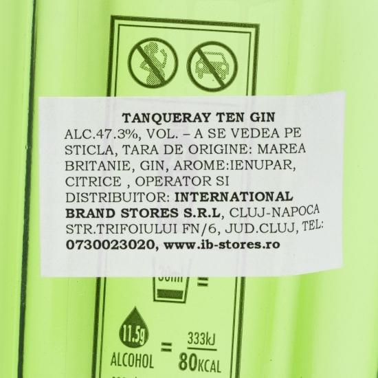 Gin No. Ten 47.3% alc. 0.7l