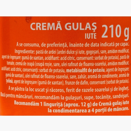 Cremă gulaș iute 210g