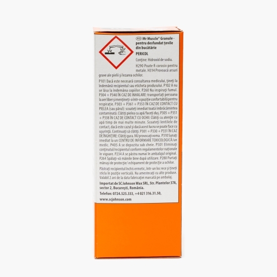  Granule pentru desfundarea țevilor 250g 