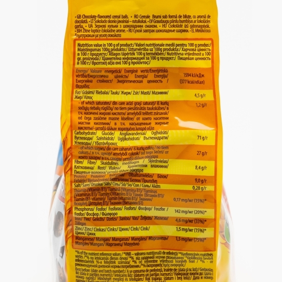Cereale biluțe cu aromă de ciocolată 250g