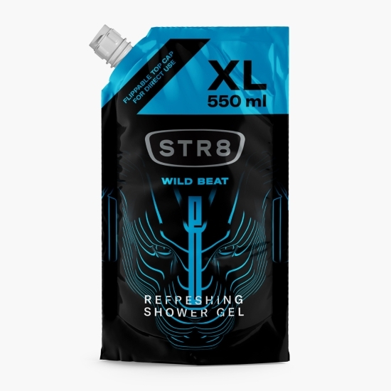 Rezervă gel de duș pentru bărbați Wild Beat XL 550ml