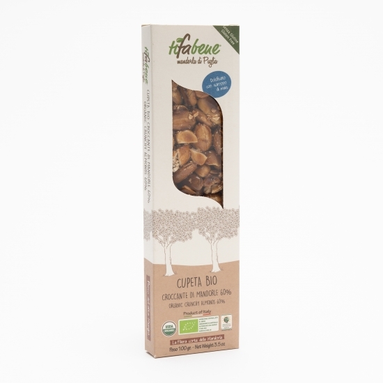 Tabletă crocantă din migdale eco fără zahăr 100g