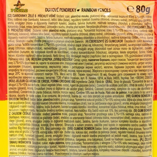 Batoane gumate multicolore 80g