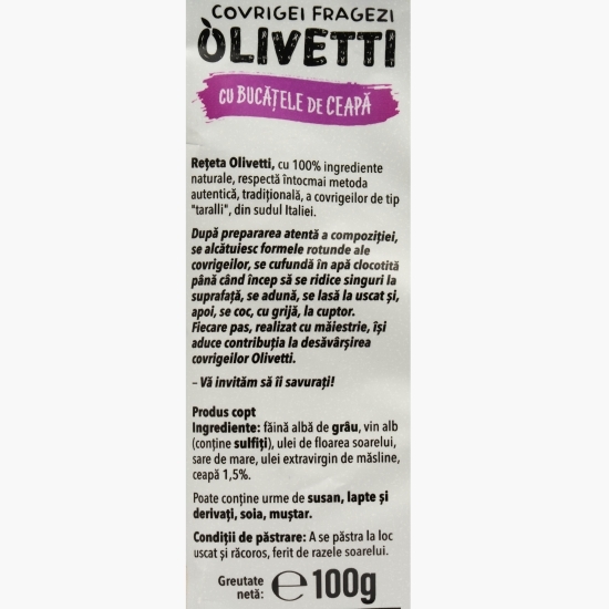 Covrigei fragezi cu bucățele de ceapă, 100g