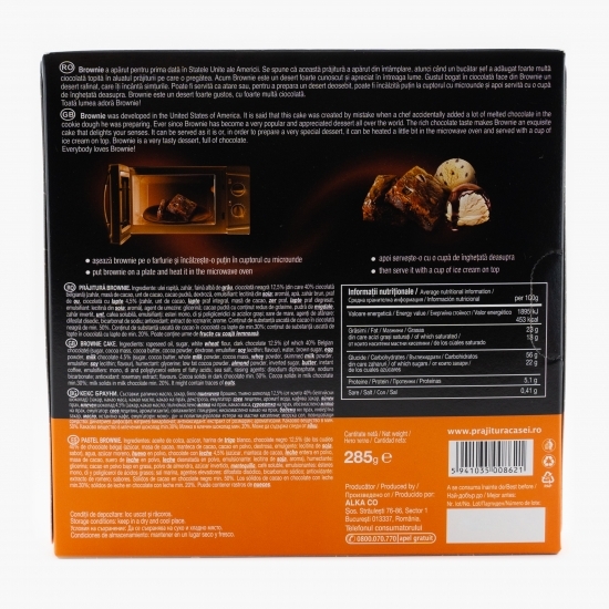 Prăjitura casei Brownie cu ciocolată 285g