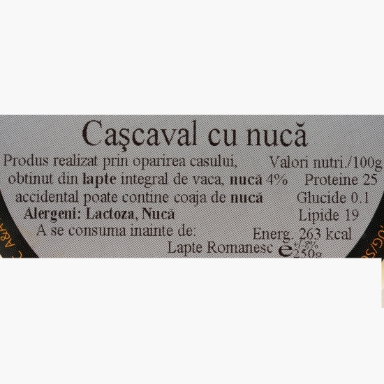 Cașcaval cu nucă 250g