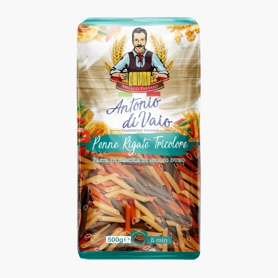 Paste Penne rigate tricolore 500g