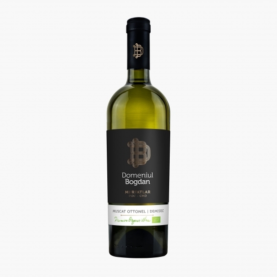 Vin alb demisec eco Muscat Ottonel 0.75l