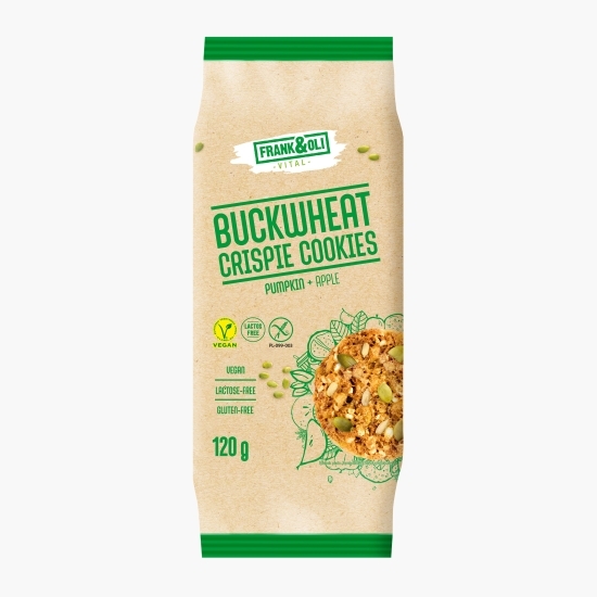 Cookies vegane cu hrișcă, mere și semințe de dovleac 120g