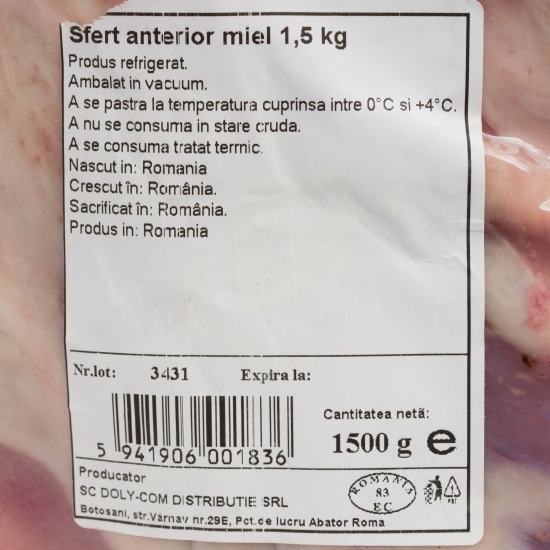 Sfert anterior miel 1.5kg