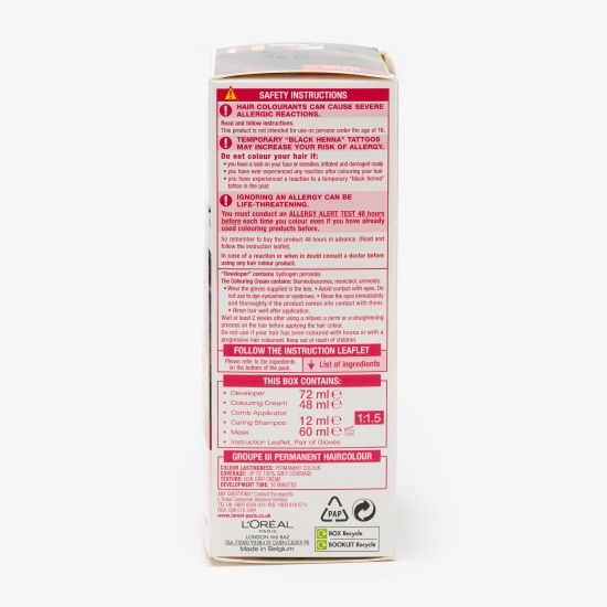 Vopsea de păr permanentă, 4.15 Șaten mediu glacial 192ml