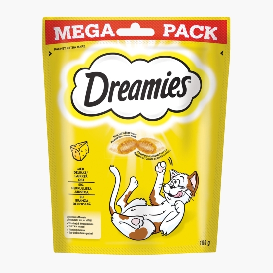 Recompense pentru pisici, 180g, cu brânză delicioasă 