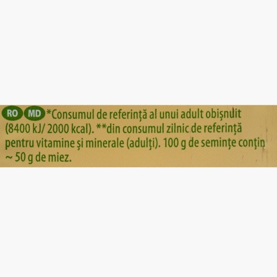 Semințe floarea-soarelui albe, ușor sărate 100g
