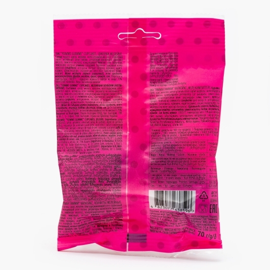 Jeleuri asortate Yummi Gummi Cupcakes 70g