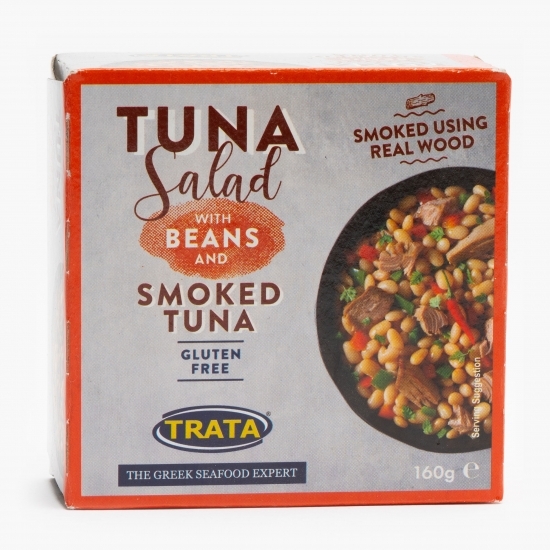Salată ton afumat cu fasole 160g