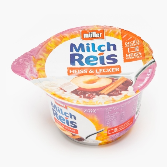 Desert orez cu lapte și prune-scorțișoară 200g