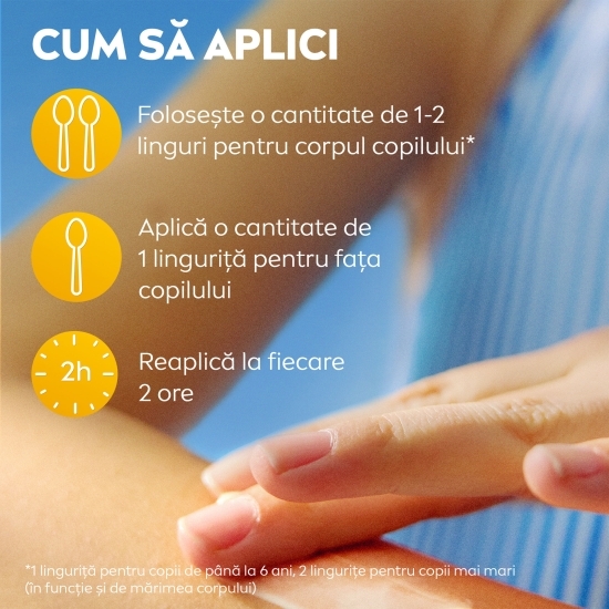 Spray colorat de protecție solară pentru copii Kids Protect & Care, SPF 50, 270ml