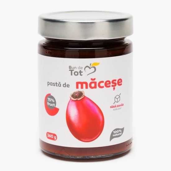 Pastă de măceșe fără zahăr adăugat 360g
