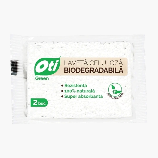 Lavetă celuloză biodegradabilă, 2 buc