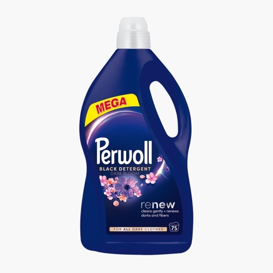 Detergent de rufe lichid Renew Black Dark Bloom, 75 spălări, 3.75l 