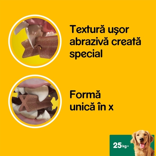 Batoane dentare pentru câini de talie mare, 7 buc, 270g, DentaStix Daily Fresh