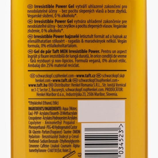 Gel de păr Irresistible Power 150ml