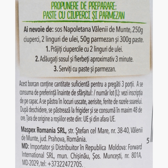 Sos pentru paste Napoletana 500g