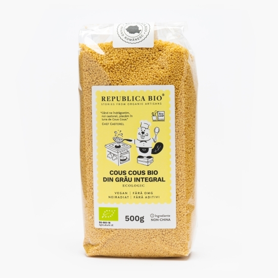 Cous cous ecologic din grâu integral 500g