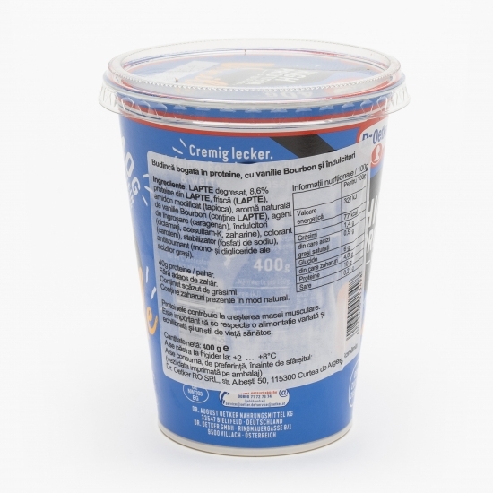 Budincă proteică cu vanilie 400g