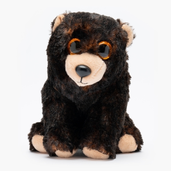 Jucărie de pluș, Urs Negru, 15cm
