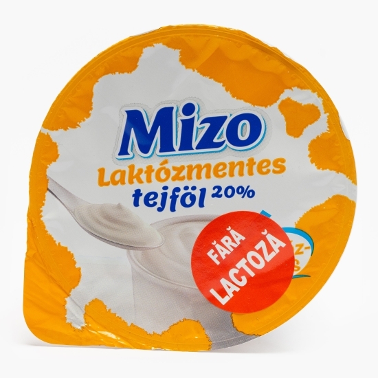 Smântână fără lactoză, 20% grăsime, 330g