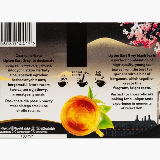 Ceai Classic Earl Grey 100 plicuri