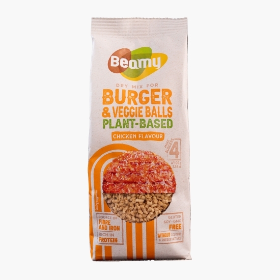 Amestec uscat pe bază de plante pentru burger și chiftele de legume, cu aromă de pui 120g 