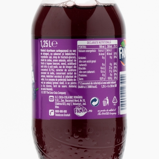 Băutură carbogazoasă struguri 1.25l