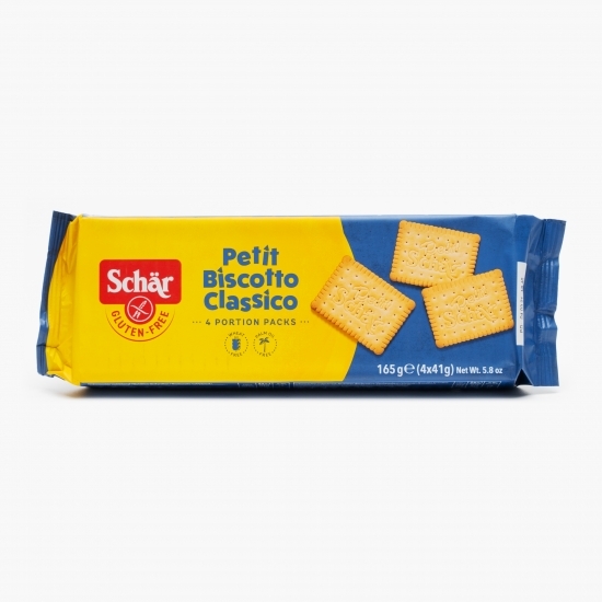 Biscuiți clasici fără gluten Petit 165g 