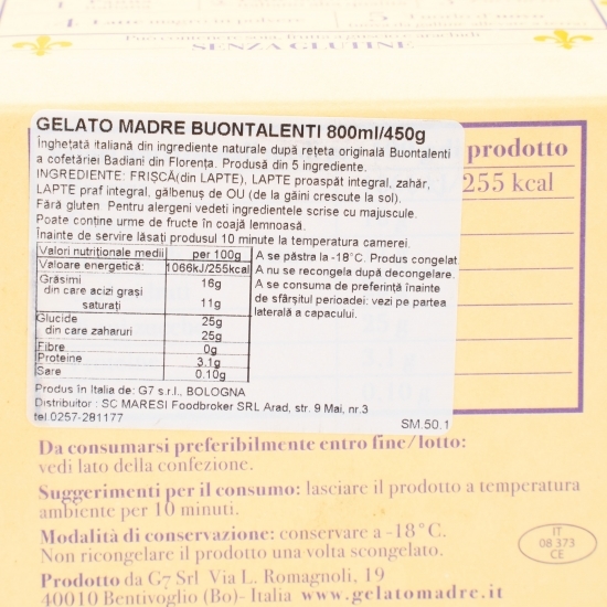 Înghețată Buontalenti 450g