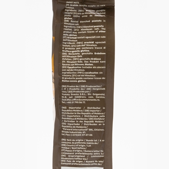 Arahide decojite coapte, cu sare de Himalaya 175g