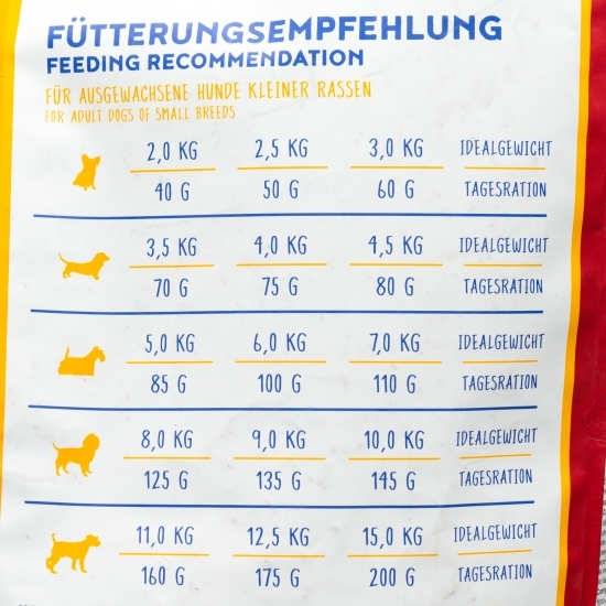 Hrană uscată pentru câini adulți de talie mică, 15kg, cu miel și orez